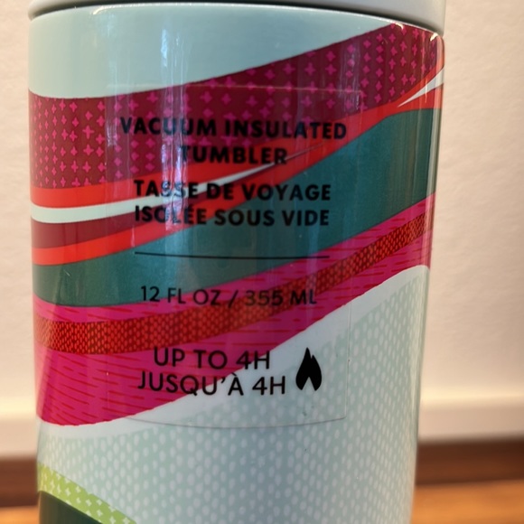 Starbucks New 12oz Multicolor Wave Patterned Vacuum Insulated Tumbler - Picture 3 of 6